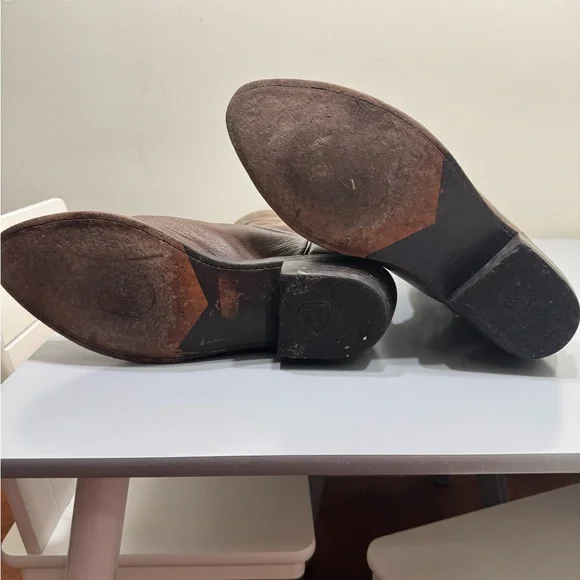 Dan Post vintage registered Brown Cowboy Western Boots Leather men’s size 9 - Picture 4 of 5